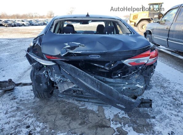 3FA6P0LUXLR240090 2020 FORD FUSION Black Widok z tyłu