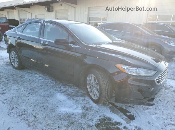 3FA6P0LUXLR240090 2020 FORD FUSION Black Przód prawy