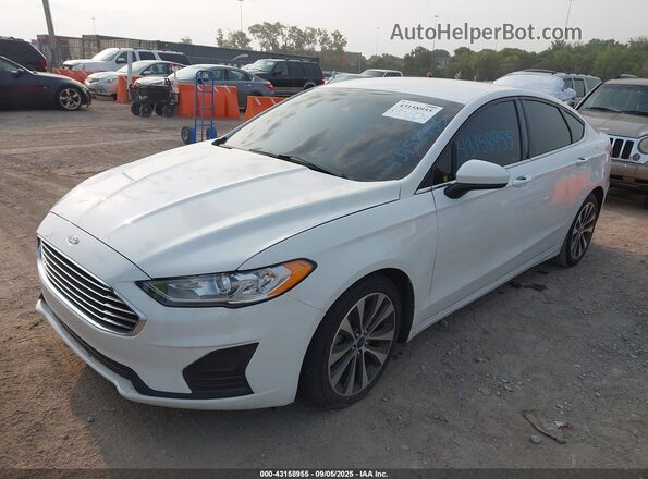 3FA6P0T94LR244924 2020 FORD FUSION White წინა მარცხენა ხედი სამი მეოთხედიდან
