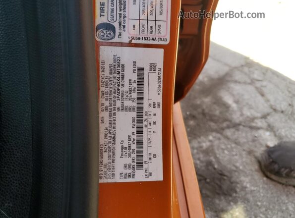 3FADP4GX4JM136823 2018 FORD FIESTA Orange 