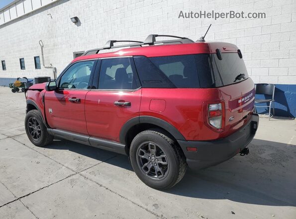 3FMCR9B65MRA97772 2021 FORD BRONCO Red Հետևի ձախ