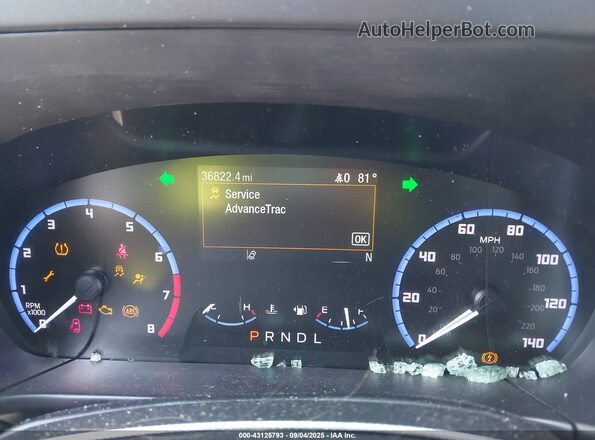 3FMCR9B66MRA02474 2021 FORD BRONCO SPORT Blue უკანა სავარძლების ხედი