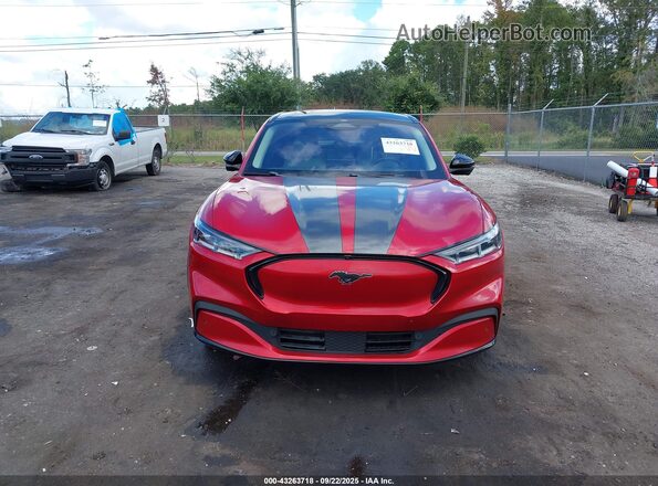 3FMTK3R72MMA28616 2021 FORD MUSTANG MACH-E PREMI Red Սարքավորումների վահանակի տեսք