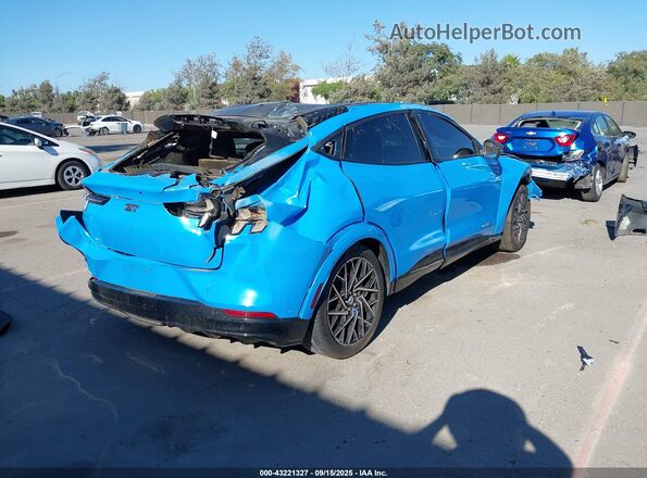 3FMTK4SX7NMA30881 2022 FORD MUSTANG MACH-E Синий Задняя правая четверть