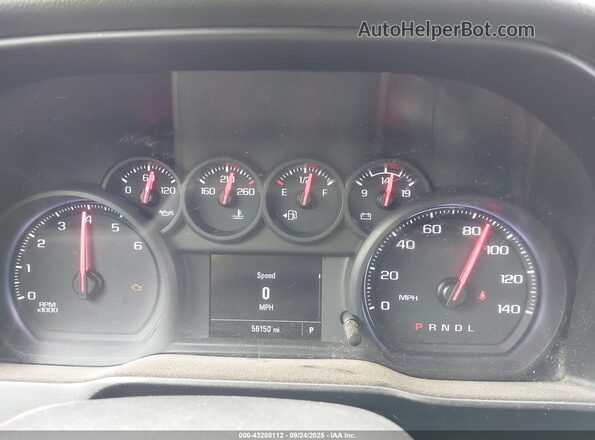 3GCNWAEF4LG197178 2020 CHEVROLET SILVERADO Белый Вид задних сидений