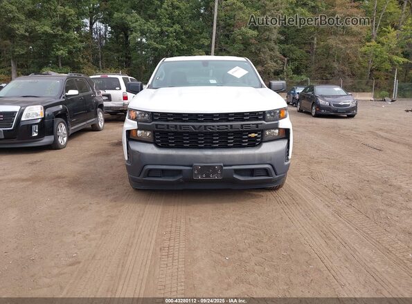 3GCNWAEF4LG197178 2020 CHEVROLET SILVERADO Белый Вид щитка приборов