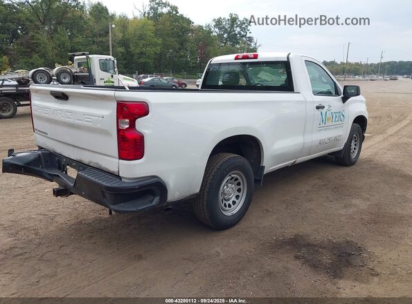 3GCNWAEF4LG197178 2020 CHEVROLET SILVERADO Белый Задняя правая четверть