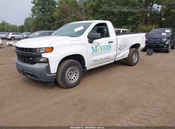 3GCNWAEF4LG197178 2020 CHEVROLET SILVERADO Белый Передняя левая четверть