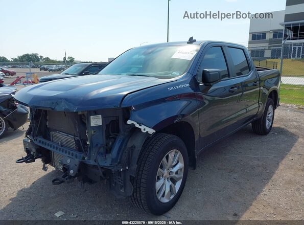 3GCPABEKXNG514622 2022 CHEVROLET SILVERADO Blue Front left