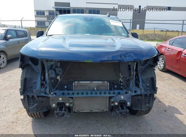 3GCPABEKXNG514622 2022 CHEVROLET SILVERADO Blue Instrument cluster view