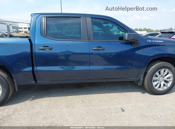 3GCPABEKXNG514622 2022 CHEVROLET SILVERADO Blue Rear interior view