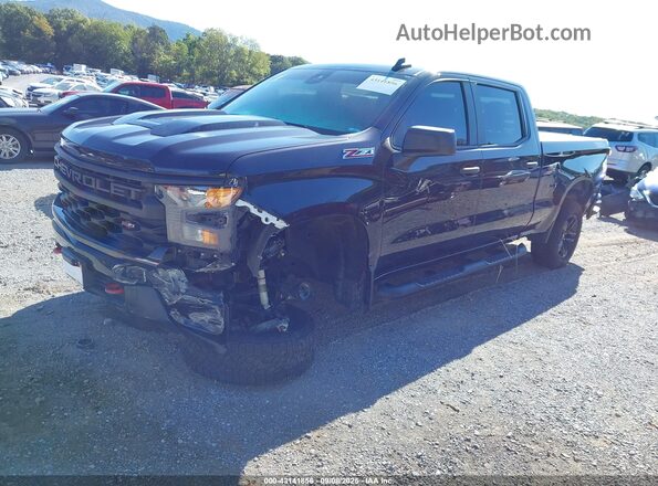 3GCPDCEK2NG523585 2022 CHEVROLET SILVERADO Gray წინა მარცხენა ხედი სამი მეოთხედიდან