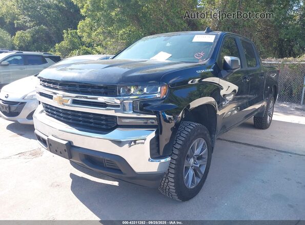 3GCPWCED3LG155569 2020 CHEVROLET SILVERADO Черный Передняя левая четверть