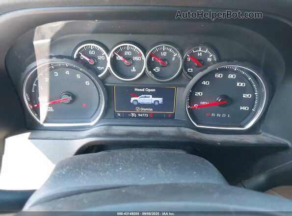 3GCPWCED8LG387147 2020 CHEVROLET SILVERADO Black Հետևի նստատեղերի տեսք