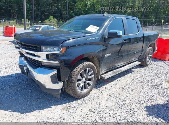 3GCPWCED8LG387147 2020 CHEVROLET SILVERADO Black Առջևի ձախ երեք քառորդ տեսարան