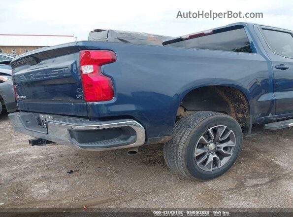 3GCPWCEDXLG412713 2020 CHEVROLET SILVERADO Синий Задняя правая четверть