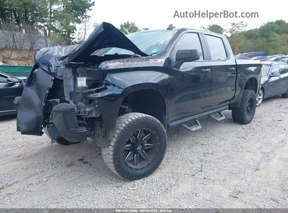 3GCPYCEF7LG102062 2020 CHEVROLET SILVERADO Черный Передняя левая четверть