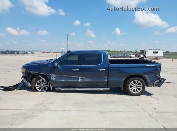 3GCUDGEL7NG524508 2022 CHEVROLET SILVERADO Синий Панорамный вид салона 360°