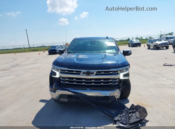 3GCUDGEL7NG524508 2022 CHEVROLET SILVERADO Синий Вид щитка приборов