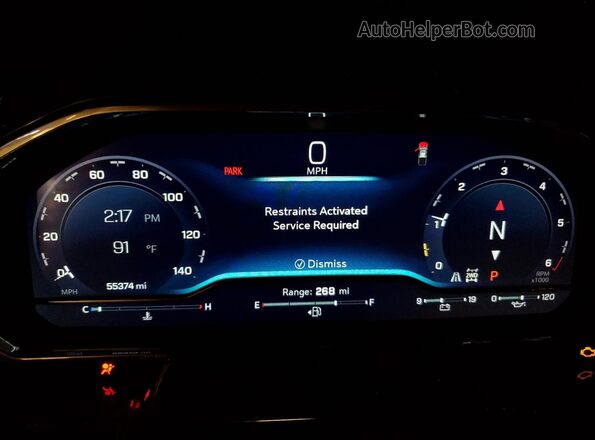 3GCUDJEDXPG306992 2023 CHEVROLET 1500 Угольный Вид щитка приборов