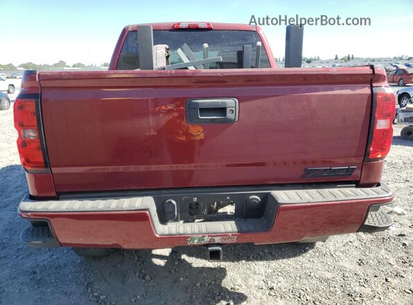 3GCUKREC3JG278939 2018 CHEVROLET SILVERADO Red Вид ззаду