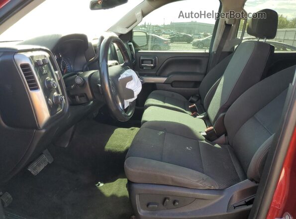 3GCUKREC3JG278939 2018 CHEVROLET SILVERADO Red Вид салону спереду