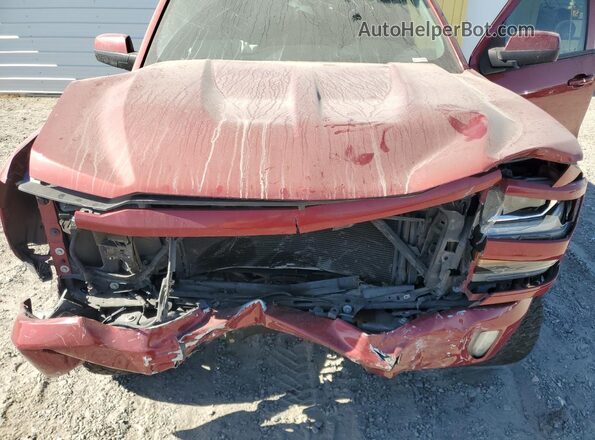 3GCUKREC3JG278939 2018 CHEVROLET SILVERADO Red Вид задньої частини салону