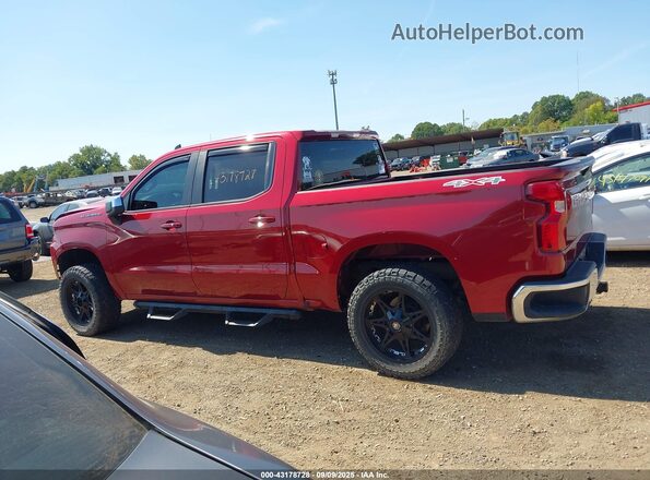 3GCUYDED8LG195665 2020 CHEVROLET SILVERADO Red Widok wnętrza 360 stopni