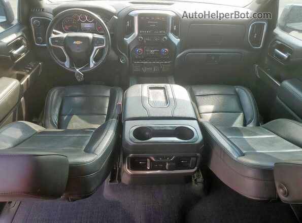 3GCUYGED3LG199656 2020 CHEVROLET SILVERADO Silver Dashboard view