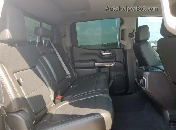 3GCUYGED3LG199656 2020 CHEVROLET SILVERADO Silver Rear seats view