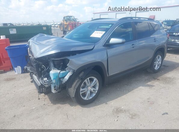 3GKALMEG1PL271790 2023 GMC TERRAIN Gray Vista tres cuartos delantera izquierda
