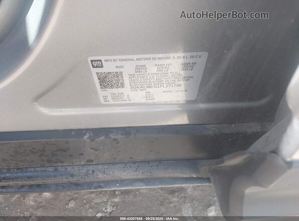 3GKALMEG1PL271790 2023 GMC TERRAIN Gray Vista del compartimento del motor