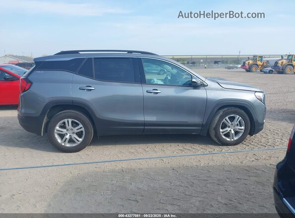 3GKALMEV0LL334385 2020 GMC TERRAIN Gray უკანა სალონის ხედი