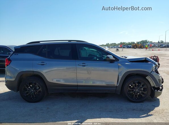 3GKALMEV1LL283124 2020 GMC TERRAIN Gray Սալոնի հետևի տեսք