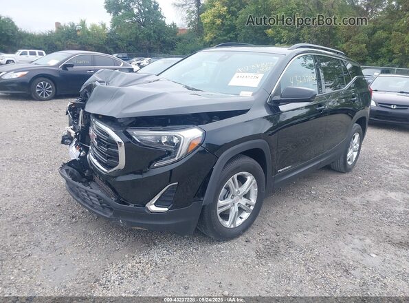 3GKALMEV2LL122698 2020 GMC TERRAIN Black Vista tres cuartos delantera izquierda