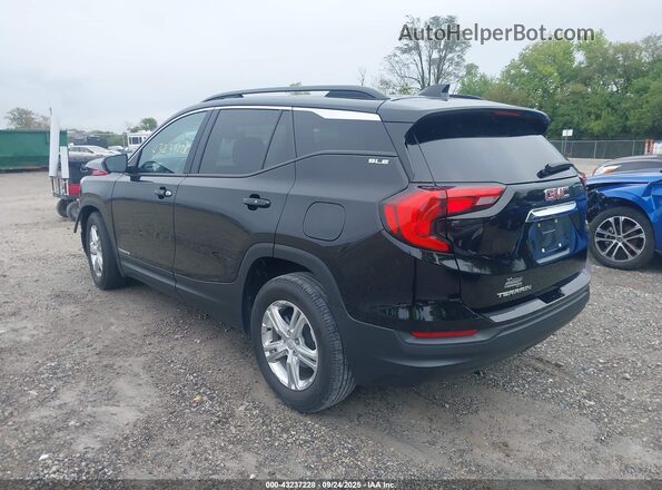 3GKALMEV2LL122698 2020 GMC TERRAIN Black Trasero izquierdo