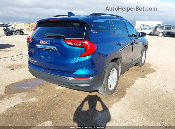 3GKALMEV3LL231249 2020 GMC TERRAIN Blue Trasero derecho