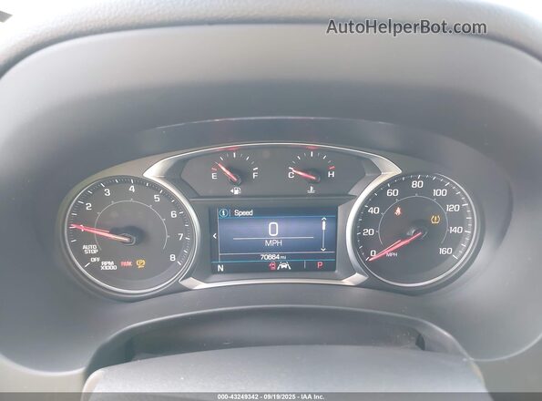 3GKALMEV4LL187262 2020 GMC TERRAIN White უკანა სავარძლების ხედი