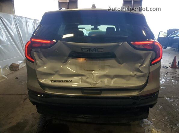 3GKALMEV4LL303088 2020 GMC TERRAIN Silver Rear view