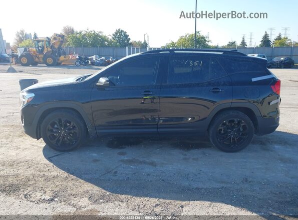 3GKALMEV5LL173659 2020 GMC TERRAIN Black Widok wnętrza 360 stopni