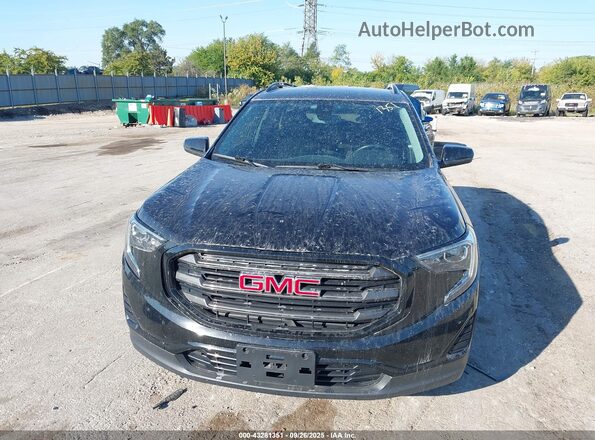 3GKALMEV5LL173659 2020 GMC TERRAIN Black Widok zestawu wskaźników