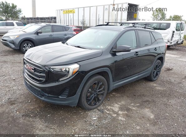 3GKALMEV6KL375411 2019 GMC TERRAIN Black Przód lewy