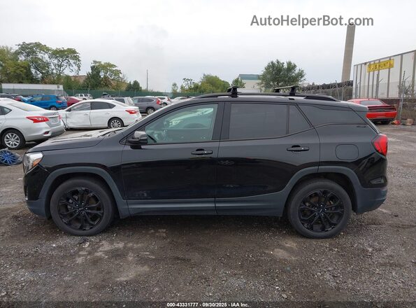 3GKALMEV6KL375411 2019 GMC TERRAIN Black Widok wnętrza 360 stopni
