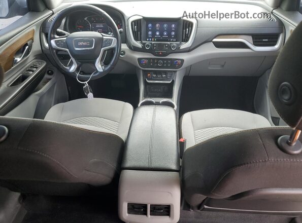 3GKALMEV7LL102706 2020 GMC TERRAIN Silver Առջևի վահանակի տեսք