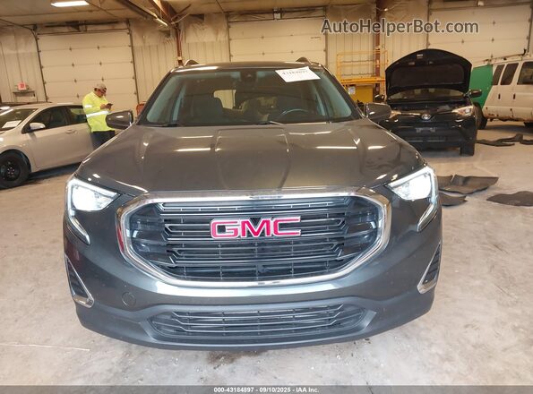 3GKALMEV8ML358354 2021 GMC TERRAIN Gray Widok zestawu wskaźników