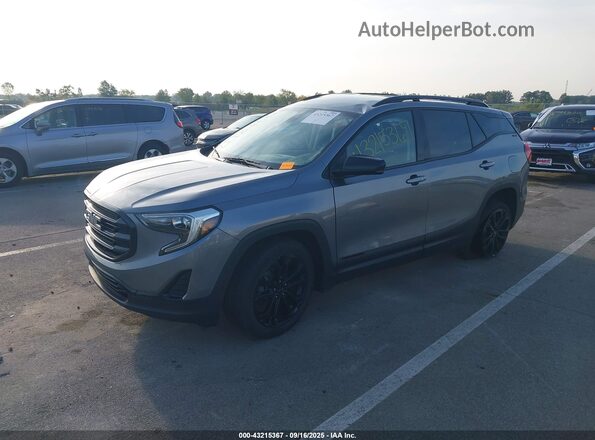 3GKALMEV9LL106529 2020 GMC TERRAIN Gray Передня ліва чверть