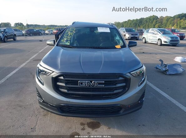 3GKALMEV9LL106529 2020 GMC TERRAIN Gray Вид задньої частини салону