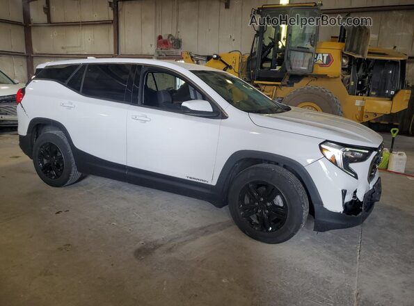 3GKALMEV9LL130636 2020 GMC TERRAIN White Передня права чверть
