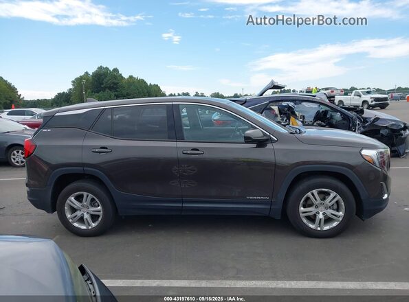 3GKALMEV9LL158114 2020 GMC TERRAIN Brown Вид задньої частини салону