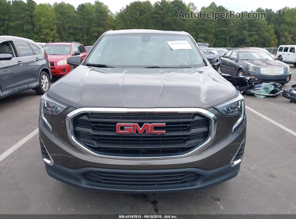 3GKALMEV9LL158114 2020 GMC TERRAIN Brown Вид щитка приладів